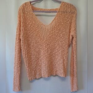 Peach Knit Women's Sweater